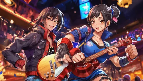 guitars,concert guitar,musicians,guitar,guitar player,rock band,music store,electric guitar,music band,street musicians,haruhi suzumiya sos brigade,music background,music fantasy,musical background,two girls,guitar accessory,street music,painted guitar,music world,live music,Conceptual Art,Fantasy,Fantasy 26