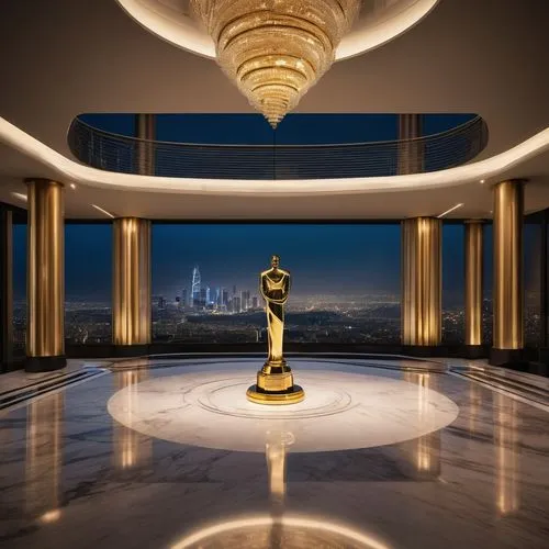 oscarcast,paramount,largest hotel in dubai,jumeirah,empire,shanghai disney,opulence,opulently,habtoor,mgm,dubai,gold castle,luxury hotel,tallest hotel dubai,art deco,ollywood,griffith observatory,concierge,oscars,art deco background,Art,Classical Oil Painting,Classical Oil Painting 05