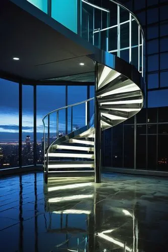 penthouses,glass wall,glass facade,outside staircase,staircase,skywalks,balustrades,balustrade,stairwell,dreamhouse,balconied,stairways,the observation deck,stairs,balustraded,stair,structural glass,modern architecture,skybridge,interior modern design,Art,Artistic Painting,Artistic Painting 22