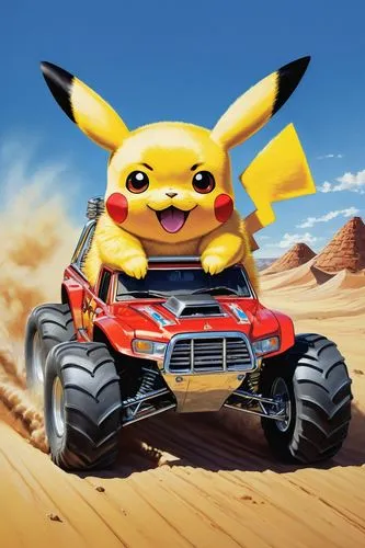 pika,desert racing,3d car wallpaper,game car,pikachu,cartoon car,desert safari,off-road racing,go-kart,off-road vehicles,off-road vehicle,pokémon,kachim,off-road car,pokemon,pokemon go,kachoen,sand road,off-roading,off-road,Art,Artistic Painting,Artistic Painting 24