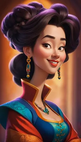 gothel,mulan,arundhati,esmeralda,aladha,inara,Illustration,Abstract Fantasy,Abstract Fantasy 23