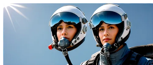 Jet plane, silver body, sleek wings, roaring engine sound, cockpit windows, pilot helmet, oxygen mask, flight suit, blue sky background, contrail, afternoon sunlight, 3/4 composition, shallow depth of