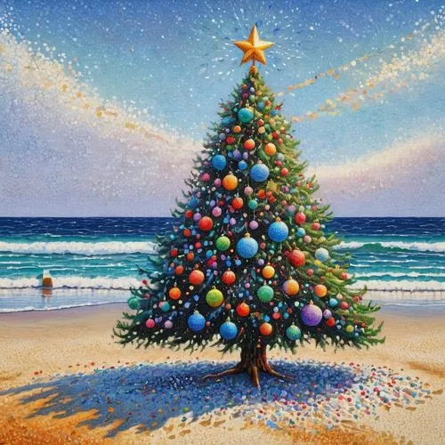 christmas on beach,santa claus at beach,knitted christmas background,christmas landscape,christmas island,natal,the christmas tree,watercolor christmas background,decorate christmas tree,christmas tree,seasonal tree,christmasbackground,christmas trees,tannenbaum,christmas snowy background,christmas motif,christmas tree with lights,christmas tree pattern,the occasion of christmas,santa cruz,Conceptual Art,Daily,Daily 31