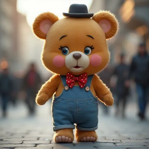 3d teddy,pubg mascot,plush bear,ferbert,tedd,bear teddy,Photography,General,Realistic