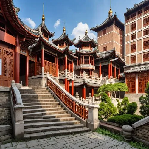 asian architecture,hall of supreme harmony,buddha tooth relic temple,buddhist temple,wudang,dragon palace hotel,soochow,moufang,summer palace,palyul,sanshui,jingshan,dzongsar,pagodas,hengdian,tianmu,s