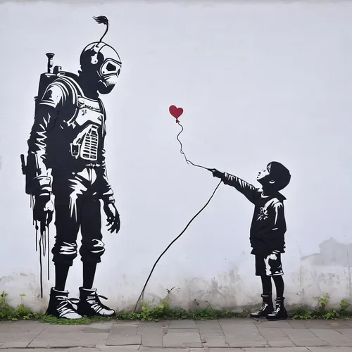 urban street art,streetart,urban art,street art,street artists,graffiti art,wall sticker,wall art,grafitti,wall paint,children of war,street artist,aerosol,spray roses,painted wall,red balloon,no war,cupid,way of the roses,st valentin,Conceptual Art,Graffiti Art,Graffiti Art 12