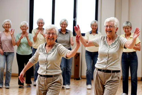 senior dancing,sports center for the elderly,aerobic exercise,elderly people,sport aerobics,care for the elderly,line dance,qi gong,square dance,aerobics,pensioners,nanas,old people,retirement home,me