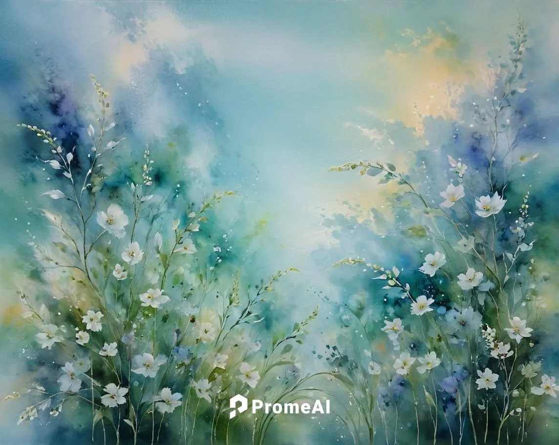 Create a dreamy atmosphere with a soft and ethereal background,meadow in pastel,flower painting,watercolor floral background,flowering meadow,summer meadow,spring meadow,flower meadow,meadow flowers,m