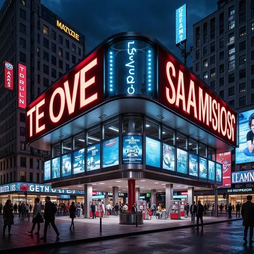 illuminated advertising,time square,times square,hammerson,salvos,theatre marquee,neon sign,broadway,msg,sandover,loews,radio city music hall,sanoma,savoyards,tribute in lights,samaritaine,sandalow,sansome,savacentre,gaumont