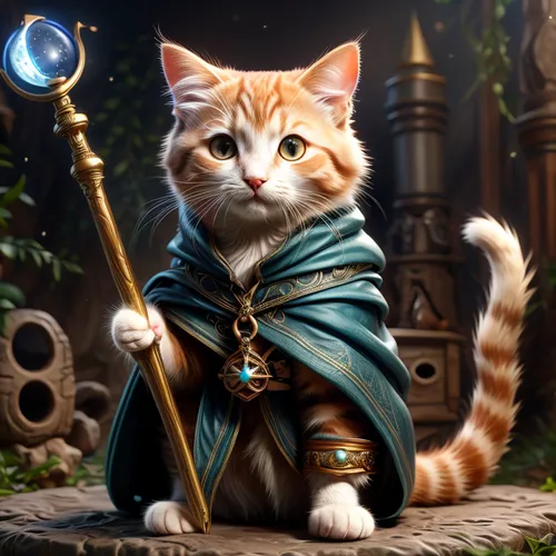 котик астроном,cat warrior,fantasy picture,mage,wizard,fantasy art,maincoon,merlin,hobbit,red tabby,massively multiplayer online role-playing game,fantasy portrait,cat image,tyrion lannister,merida,su