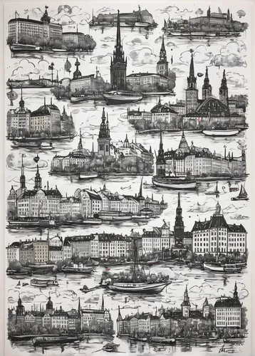 city cities,hanseatic city,seamless pattern,old ships,cities,airships,sailboats,sailing ships,boats,the tall ships races,ship traffic jams,sailing boats,hamburg,fleet and transportation,paris clip art,ships,city buildings,travel pattern,nautical paper,nautical clip art,Conceptual Art,Graffiti Art,Graffiti Art 01