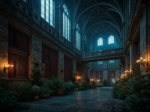 dandelion hall,courtyards,theed,hall of the fallen,cloister,courtyard,sanctuary,carreau,labyrinthian,hallway,cryengine,atriums,empty interior,ornate room,illumination,corridors,interiors,louvre,crypts,inglenook