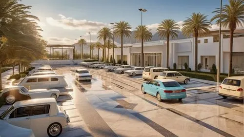 parking lot under construction,car showroom,car dealership,transport hub,parking place,the boulevard arjaan,parking system,car park,car sales,parking lot,car dealer,shopping street,shopping center,urban design,3d rendering,heliopolis,new housing development,street view,development concept,nizwa,Photography,General,Realistic