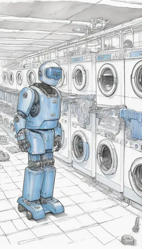 washing machines,laundromat,laundry,dry laundry,washing machine,washing clothes,launder,laundry room,washer,dryer,mollete laundry,laundry shop,laundry supply,clothes dryer,major appliance,industrial robot,camera illustration,washhouse,money laundering,knitting laundry,Illustration,Black and White,Black and White 13