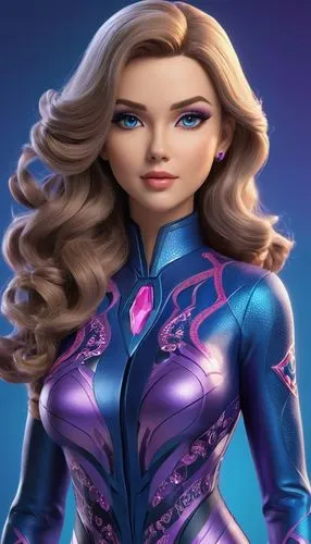 lilandra,madelyne,barbie,violetta,dazzler,cyberstar,Unique,3D,3D Character