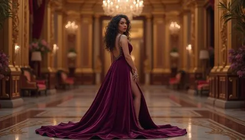 a floor-length dress,eveningwear,evening dress,mouawad,violaceous,elegante,ball gown,purple dress,duchesse,la violetta,elegance,elegant,hrh,tahiliani,violetta,violette,girl in a long dress,megara,derivable,sherine,Photography,General,Realistic