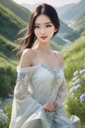 diaochan,xiaoqing,huayi,yifei,hanbok,jingqian,qianwen,xiaofei,xuebing,jianyin,inner mongolian beauty,landscape background,ao dai,yangmei,xianwen,jinling,yunwen,zhui,fantasy picture,hanfu,Photography,Commercial