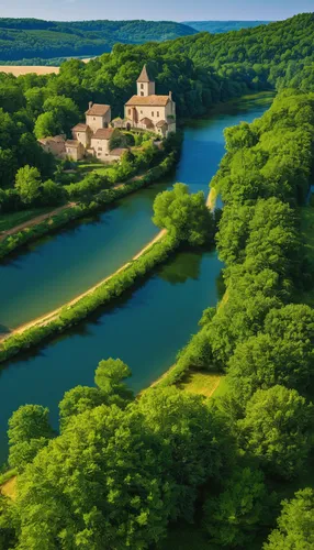 dordogne,moated castle,grand bleu de gascogne,provence,abbaye de belloc,normandie region,monbazillac castle,water castle,river landscape,fairy tale castle sigmaringen,castle sans souci,creuse,chambord,france,castel,gorges of the danube,rafeiro do alentejo,waldeck castle,catarpe valley,medieval castle,Art,Classical Oil Painting,Classical Oil Painting 34