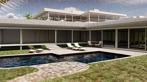 3d rendering,pool house,modern house,renderings,landscape design sydney,render,renders,mid century house,mid century modern,dreamhouse,sketchup,dunes house,residencial,florida home,landscape designers sydney,neutra,luxury property,swimming pool,mansions,outdoor pool