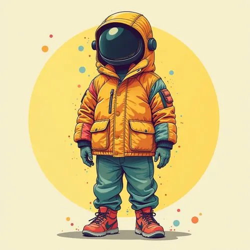 astronaut,spacesuit,snowsuit,astronaut suit,space suit,kids illustration,Conceptual Art,Daily,Daily 15