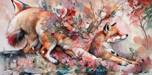 fox stacked animals,foxes,garden-fox tail,fox and hare,watercolour fox,fox,fox hunting,kitsune,vulpes vulpes,a fox,fox in the rain,red fox,wolves,koi pond,woodland animals,child fox,redfox,color dogs,forest animals,christmas fox