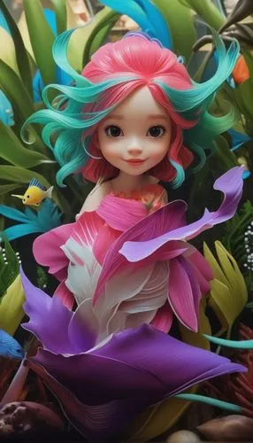 fae,painter doll,garden fairy,rosa 'the fairy,rosa ' the fairy,mermaid background,acerola,little girl fairy,anemone hupehensis september charm,faerie,faery,fairy peacock,child fairy,flower fairy,artist doll,scandia gnome,fairy,fairy world,fairies aloft,surface lure,Illustration,Paper based,Paper Based 09