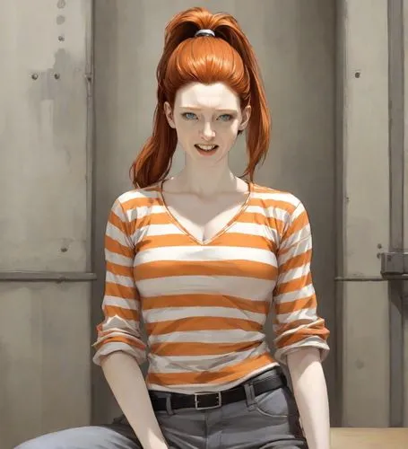 clementine,realdoll,redhead doll,character animation,clary,ginger rodgers,animated cartoon,mary jane,barb,daphne,main character,gingerman,female doll,redheads,laurie 1,maci,clay animation,redheaded,anime 3d,nora,Digital Art,Comic