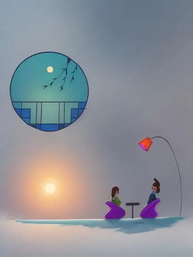 balloon trip,romantic scene,lampion,fishing float,overhead umbrella,parasols,beach umbrella,kids illustration,dreams catcher,ufo intercept,kites,wind finder,balloon,japanese paper lanterns,gas balloon