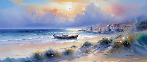 coastal landscape,sea landscape,beach landscape,seascape,landscape with sea,fishing boats,fishing village,seascapes,art painting,watercolor background,boat landscape,beach scenery,landscape background,oil painting on canvas,fishing boat,seaside resort,sea-shore,the twelve apostles,oil painting,boat on sea