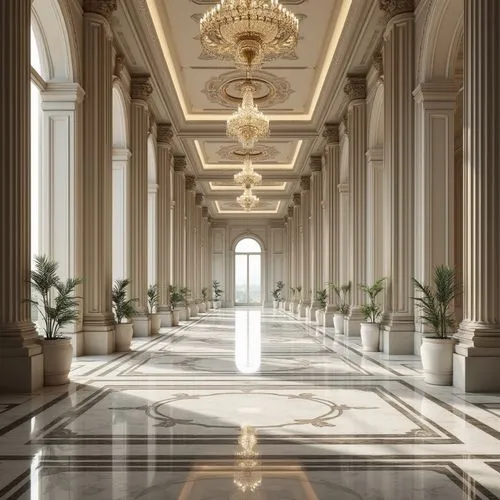 marble palace,corridors,corridor,neoclassical,hallway,ballroom,cochere,hallway space,archly,hall of nations,baccarat,ballrooms,neoclassicism,aisle,palladianism,marble pattern,colonnades,pillars,columns,empty hall,Photography,General,Realistic