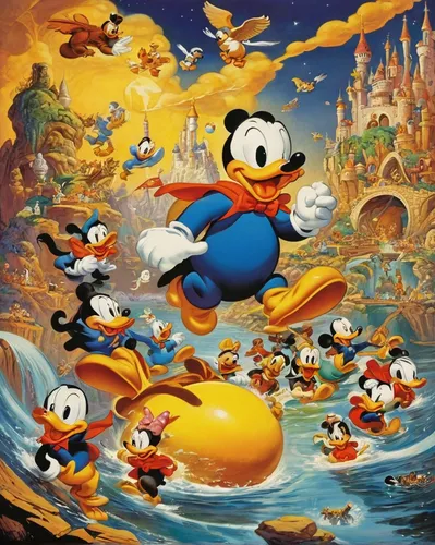 donald duck,donald,rubber ducks,shanghai disney,walt disney,wild ducks,mickey mause,duck meet,disney-land,children's background,disney land,euro disney,ducks,fry ducks,the duck,disneyland park,walt disney world,tokyo disneyland,pluto,the disneyland resort,Illustration,Retro,Retro 18