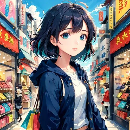 convenience store,shopping icon,anime japanese clothing,grocery,colorful background,shopping street,ganai,woman shopping,transparent background,shopping venture,supermarket,french digital background,shinjuku,shibuya,shopping,nico,denim background,shopkeeper,ramune,shopping icons,Anime,Anime,Traditional