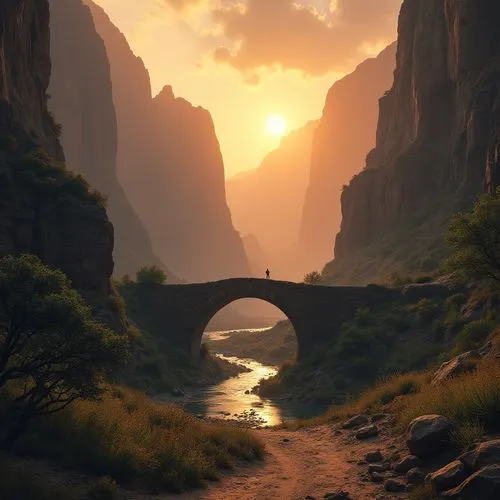 canyon,hangman's bridge,canyons,scenic bridge,fantasy landscape,el arco,valley,street canyon,world digital painting,desert landscape,big bend,digital painting,dragon bridge,valley of death,bridge arch,adventure bridge,angel bridge,red canyon tunnel,desert desert landscape,heaven gate,Photography,General,Realistic