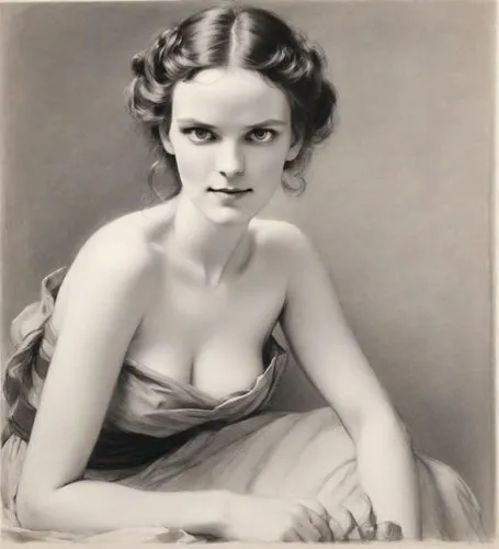 vintage female portrait,jane russell-female,daisy jazz isobel ridley,ziegfeld,maureen o'hara - female,lempicka