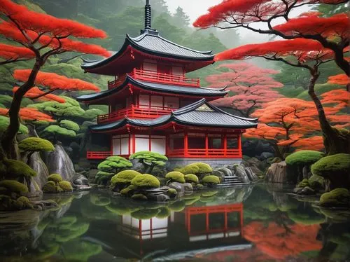 japon,beautiful japan,japan landscape,japan garden,asian architecture,japanese art,heian,japanese shrine,japanese garden,japanese garden ornament,kyoto,shinto,japans,the japanese tree,koi pond,japanese background,japan,nippon,japanese floral background,hanging temple,Conceptual Art,Fantasy,Fantasy 19