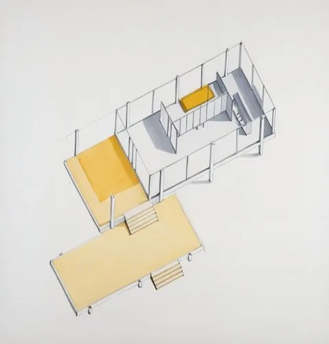 rietveld,isometric,frame drawing,pencil frame,frame house,dog house frame