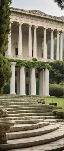 zappeion,peristyle,panathenaic,doric columns,greek temple,marble palace,glyptothek,italica,the parthenon,temple of diana,jardiniere,palladian,stoa,holburne,palais de chaillot,coade,parthenon,herrenhausen,colonnades,colonnade,Art,Artistic Painting,Artistic Painting 07