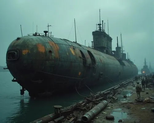 decommissioned,bathyscaphe,drydock,mogami,barotrauma,submarines