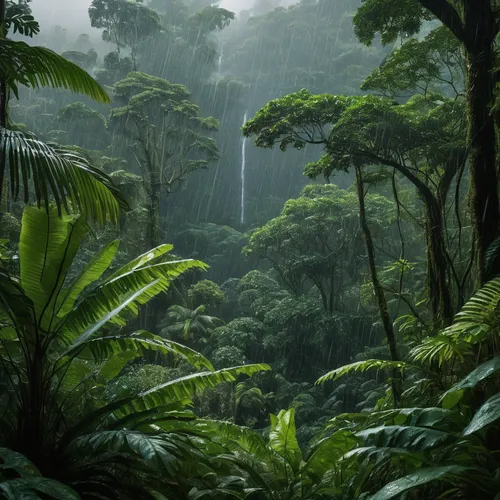 rainforest. raining,rainforest,rain forest,tropical jungle,costa rica,tropical and subtropical coniferous forests,tropical greens,ferns,valdivian temperate rain forest,tasmania,tree ferns,jungle,green