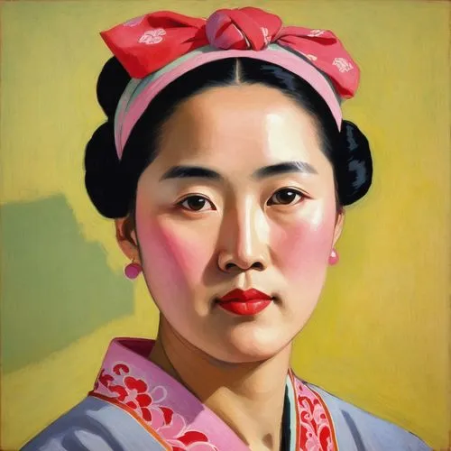 japanese woman,asian woman,huaqiu,geiko,geisha,vietnamese woman,Art,Artistic Painting,Artistic Painting 40