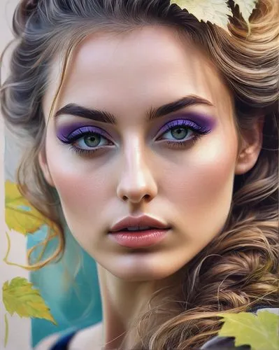 faery,faerie,eyes makeup,natural cosmetics,jingna,violet eyes,golden lilac,women's cosmetics,vintage makeup,behenna,fantasy portrait,women's eyes,image manipulation,beauty face skin,seelie,gold and purple,natural cosmetic,trucco,liliana,boho art style,Conceptual Art,Daily,Daily 16