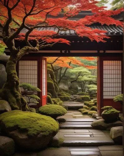 japanese-style room,japan garden,ryokan,japanese garden,japanese zen garden,japanese garden ornament,japan landscape,japon,ryokans,dojo,japanese art,japanese shrine,japanese floral background,zen garden,heian,kyoto,teahouse,beautiful japan,background with stones,the japanese tree,Conceptual Art,Fantasy,Fantasy 14