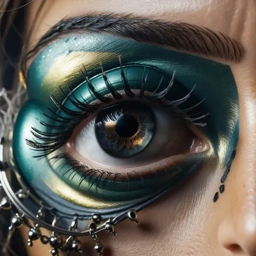 eyes makeup,peacock eye,trucco,biomechanical,eye shadow,women's eyes,Photography,General,Fantasy