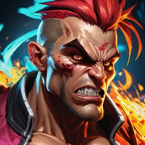 akuma,draven,riki,rugal,zarya,colyandro,jayce,bukom,shokan,kael,streetfighter,frazhin,sakuragi,angry man,norsefire,hokan,rakan,brawler,yujiro,gunji,Conceptual Art,Fantasy,Fantasy 26