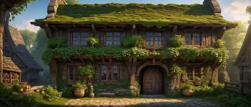 witch's house,sylvania,ancient house,nargothrond,houseleek,maplecroft,shire,dandelion hall,riftwar,little house,maison,rapunzel,house in the forest,small house,fairy village,knight village,traditional house,forest house,fairy house,beautiful home,Conceptual Art,Daily,Daily 29