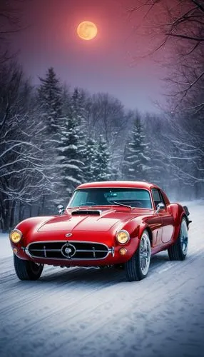 iso grifo,berlinetta,christmas retro car,etype,ferrari 250 gt drogo,winter tires,corvette stingray,classic cars,ferrari daytona,classic car,ats 2500 gt,american sportscar,american classic cars,ferrari berlinetta boxer,red vintage car,ferrari 250,ferrari monza,ferrari 250 gto,ferrari america,american muscle cars,Photography,General,Fantasy