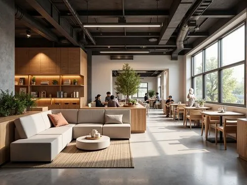 lofts,loft,the coffee shop,teahouses,modern office,coffee shop,modern decor,interior modern design,contemporary decor,coffeehouse,breakfast room,andaz,gensler,lunchroom,interior design,officine,coffeehouses,snohetta,daylighting,minotti