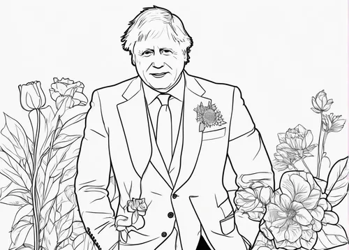 coloring page,flower line art,flowers png,coloring pages,with a bouquet of flowers,cartoon flowers,groom,holding flowers,the groom,bridegroom,botanical line art,rose png,coloring book for adults,vegetable outlines,florist gayfeather,ratan tata,flower background,coloring pages kids,benedict herb,coloring picture,Illustration,Black and White,Black and White 04