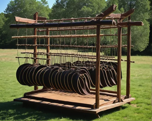 outdoor grill rack & topper,archery stand,training apparatus,experimental musical instrument,balafon,outdoor play equipment,horse tack,high level rack,horse harness,straw press,marimba,field drum,seed stand,wooden cable reel,cable drum,garment racks,box-spring,horse flies,automotive carrying rack,wind powered water pump,Illustration,American Style,American Style 06