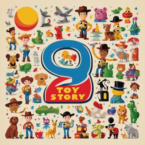 Illustrate a whimsical Toy Story logo with beloved characters.,toy's story,toy story,toy box,toy store,vintage toys,wooden toys,toy,children's toys,baby toys,children toys,plastic toy,toy toys,toys,ti